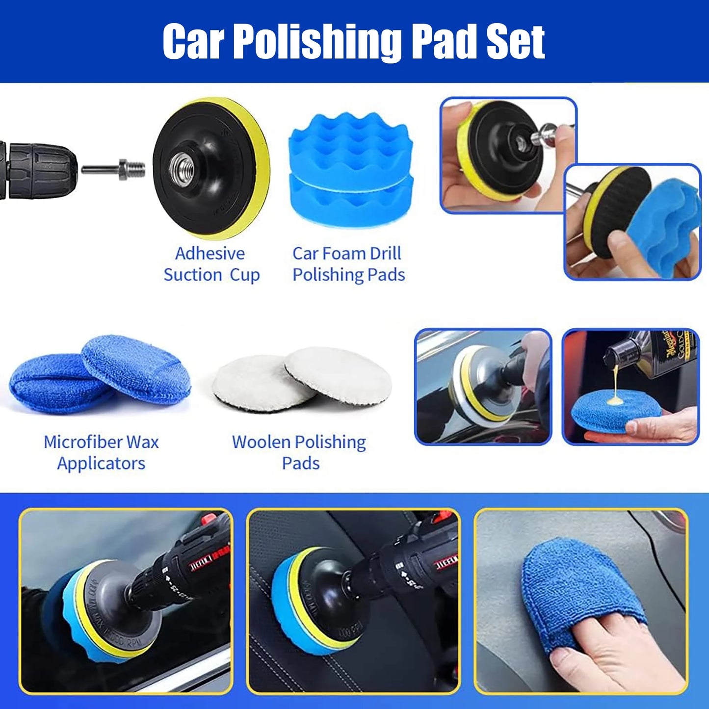 27Pcs Car Detailing Kit Interior Cleaner, Detailing Brushes Car Cleaning Kit for Wheel, Dashboard, Air Vent