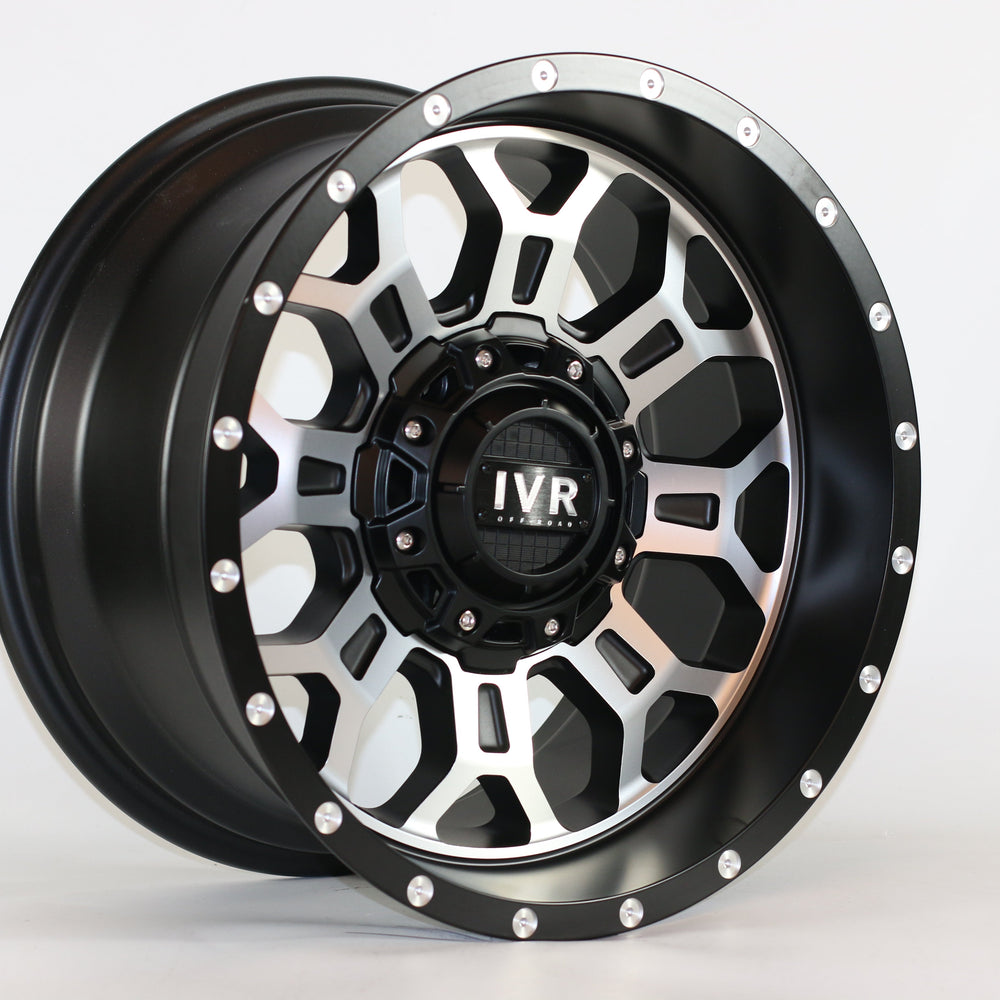 17" IVR 974 Off Road Wheels fits Jeep Gladiator Wrangler Cherokee Overland Sahara Commander